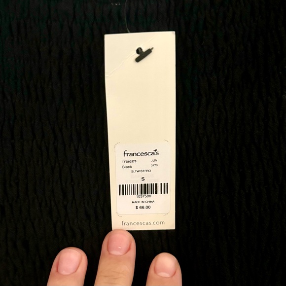 NWT Front Twist Jumpsuit (black) - Picture 8 of 9